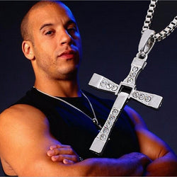 2016 Hot Selling The Movie Fast and Furious Pendant Dominic Toretto Cross Men's Necklace